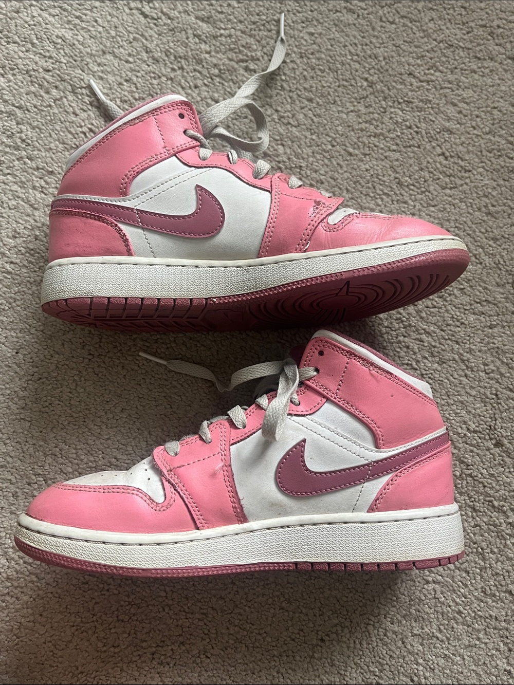 Nike Air Jordan’s 5 Youth Pink
